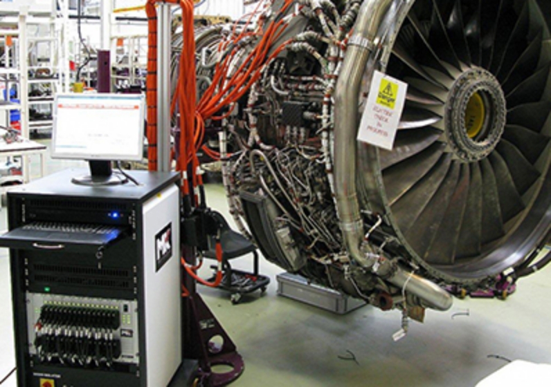 Automeg application - aircraft engine e-test